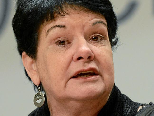 DAVOS/SWITZERLAND, 23JAN13 - Sharan Burrow, General Secretary, International Trade Union Confederation (ITUC), Brussels; Global Agenda Council on Governance for Sustainability gestures at the Open forum interactive session 'Unemployed or Unemployable?' at the Swiss alpine high school (SAMD) at Annual Meeting 2013 of the World Economic Forum in Davos, Switzerland, January 23, 2013.  Copyright by World Economic Forum  swiss-image.ch/Photo Michael Wuertenberg