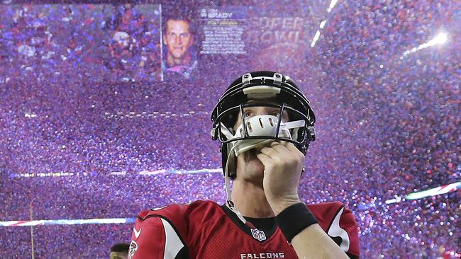 Atlanta Falcons quarterback Matt Ryan reacts after losing Super Bowl 51.
