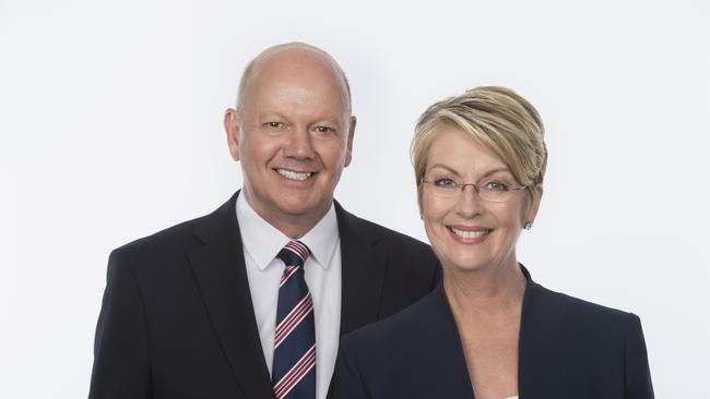 Seven News presenters John Riddell and Jane Doyle mark 400 weeks of consecutive ratings wins.