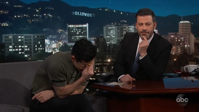 Rami Malek responds to awkward Nicole Kidman moment (Jimmy Kimmel Live)