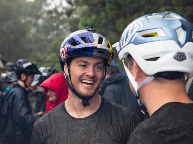 Riders at the Hornsby Mountain Bike Trail in Hornsby. Picture: Jordan Shields