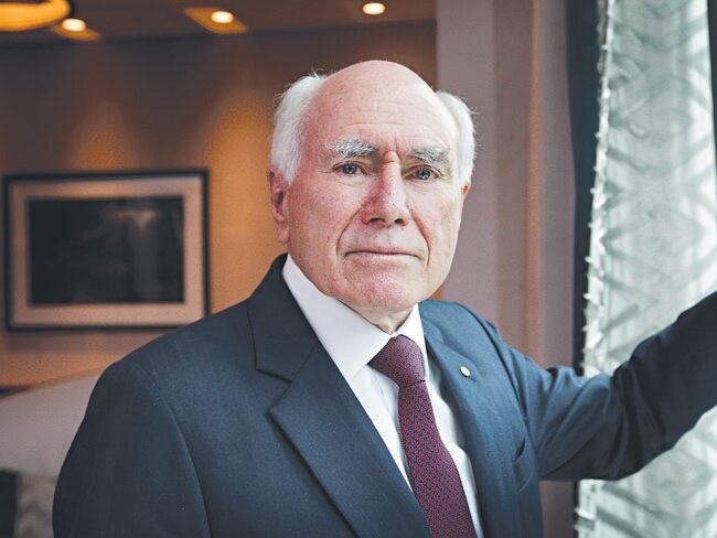 Former prime minister John Howard relented to media pressure. Picture: David Caird