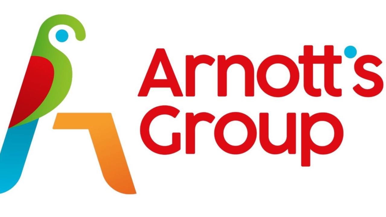 Arnott's new corporate logo is a very different look for the company. Picture: Twitter