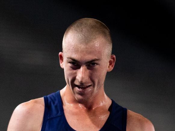 Western Australian Declan Tingay once again showed Australia he is a name to remember after a stellar 10,000m walk which now sits just outside his own national record time.  Picture: Casey Sims