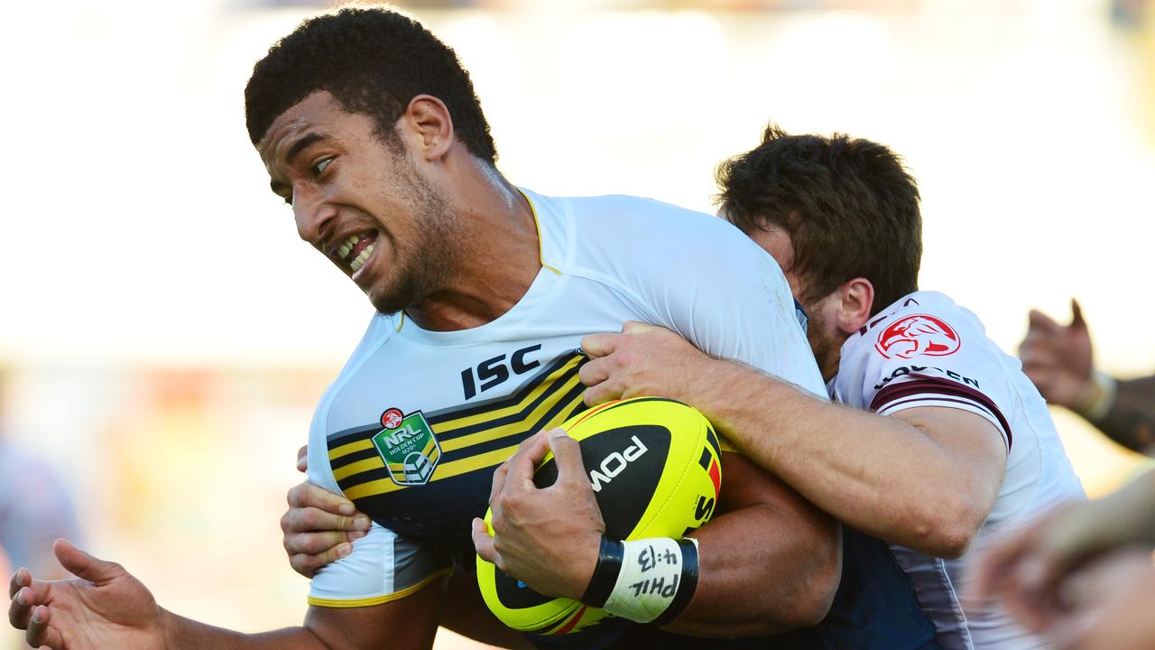 Viliame Kikau played under-20s for the Cowboys before joining Penrith. Picture: Zak Simmonds