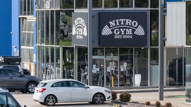 Police swooped raided Nitro Gym in Hallam and arrested Murray, over the alleged murder of gangland figure Mitat Rasimi. Picture: Tony Gough