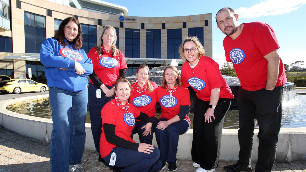 Geelong nurses walk off the job