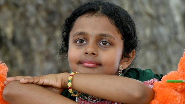 India Fest at Riverway. Shanvika Alluri, 7. Picture: Evan Morgan