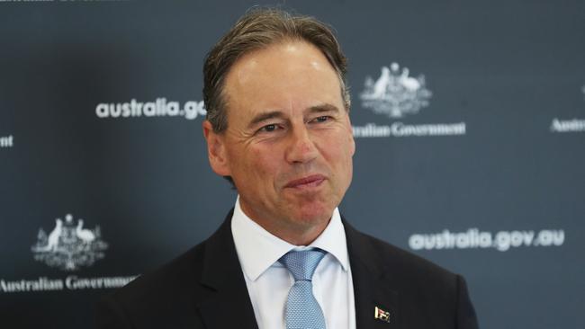 Health Minister Greg Hunt sent key advice to Tennis Australia in a letter. Picture: NCA NewsWire/ David Crosling