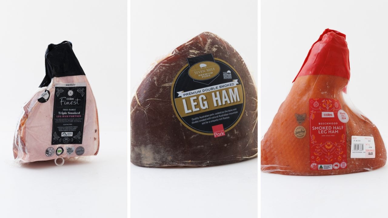 Choice has given its official ranking of Australia's best hams ahead of Christmas. Picture: Choice