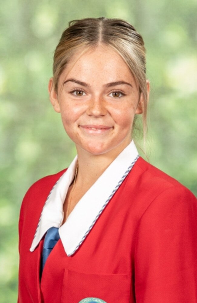 Eden Hoolahan, Southern Cross Catholic College school captain.