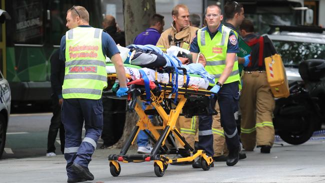 Kumar suffered “severe trauma” after seeing his wife nearly killed and lying on the street in the CBD. Picture: Alex Coppel