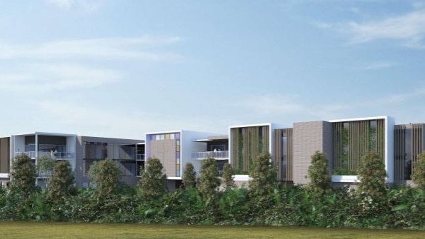 Artist impression of the outside view of stage one of the Nazareth House development.