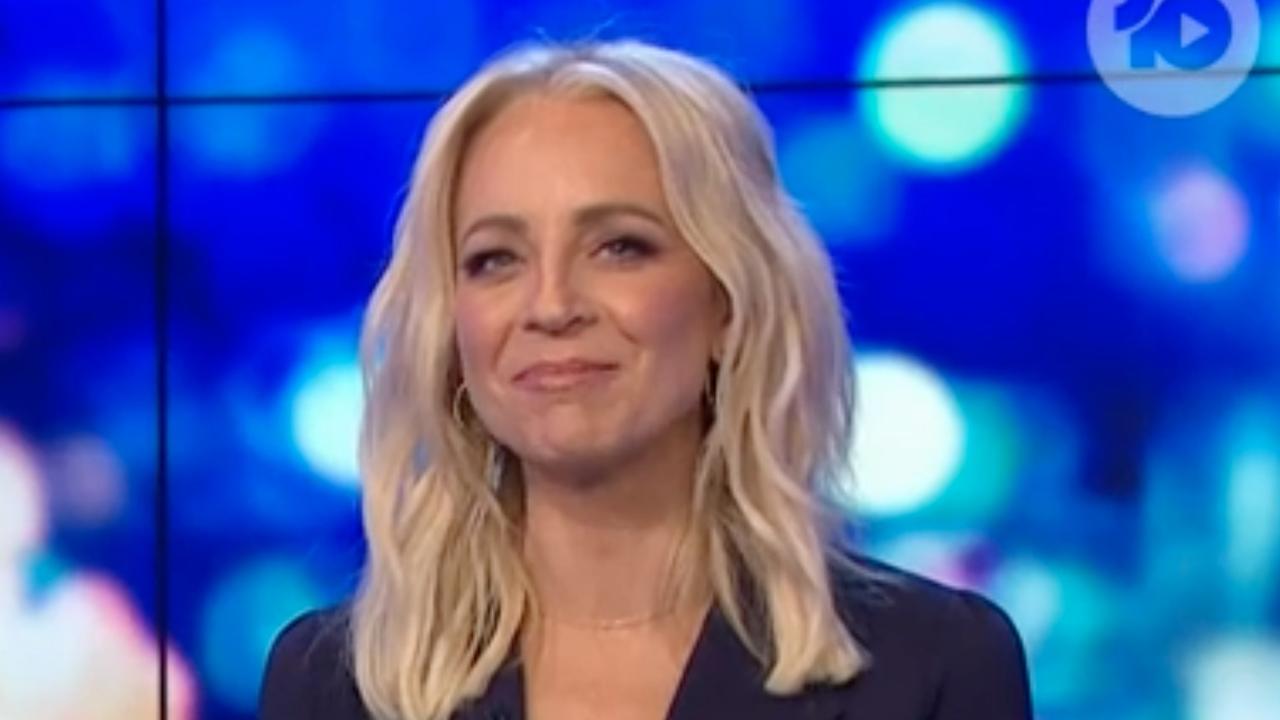 It’s going to be an emotional episode as Bickmore farewells The Project tonight. Picture: Channel 10