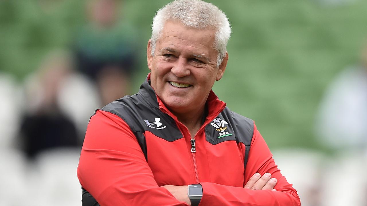 Wales coach Warren Gatland during the Guinness Summer Series at Aviva Stadium.