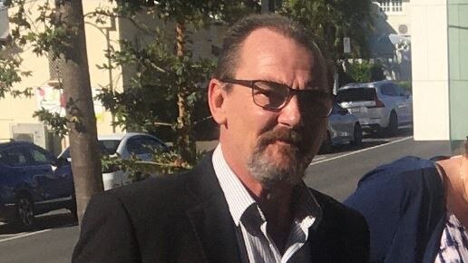 Truck driver Dale Bayre arrives at court before being jailed for the crash that killed a young mum on the Cunningham Hwy near Aratula.