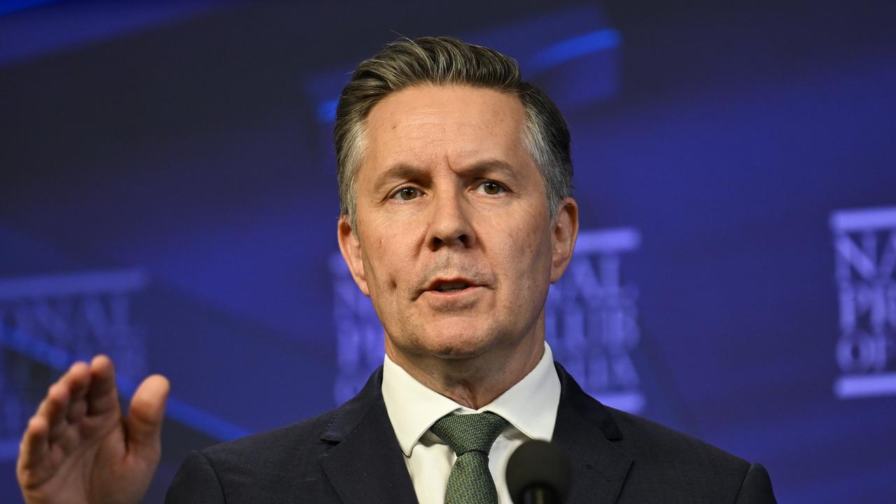 Health Minister Mark Butler said the telehealth GP service could save 250,000 Australians from unnecessarily presenting to the the ER. Picture: NewsWire / Martin Ollman