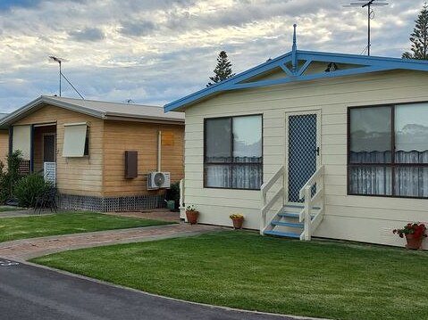 Long term dwellings at the Moana Beach Tourist Park. Pic: Onkaparinga Council