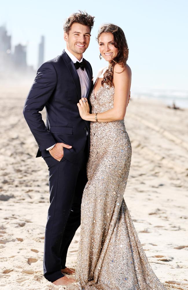 The popular reality couple on the Gold Coast ahead of the Logies. Picture: Nigel Hallett