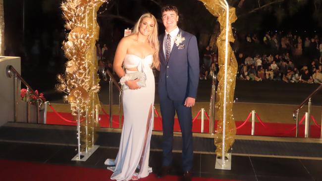 Corindi Sterland &amp; Tom Hillhouse at the Xavier Catholic College formal.