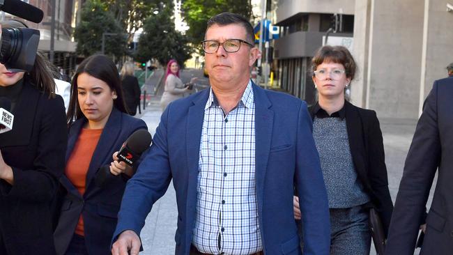 Former Ipswich Mayor Andrew Antoniolli leaves Brisbane Supreme Court after in June. Photo: John Gass