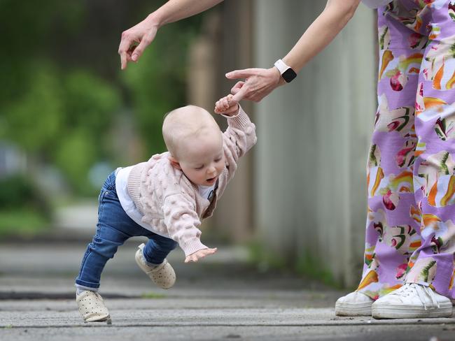 One step at a time. Picture: David Caird