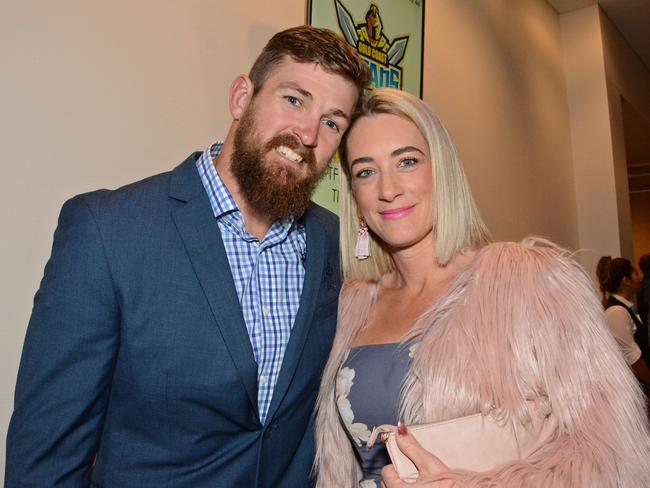 Will and Shantel Matthews at Gold Coast Titans Awards night at QT Resort, Surfers Paradise. Picture: Regina King