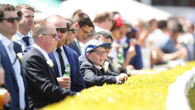 Spectators enjoy the scene at Randwick. Picture: Getty Images