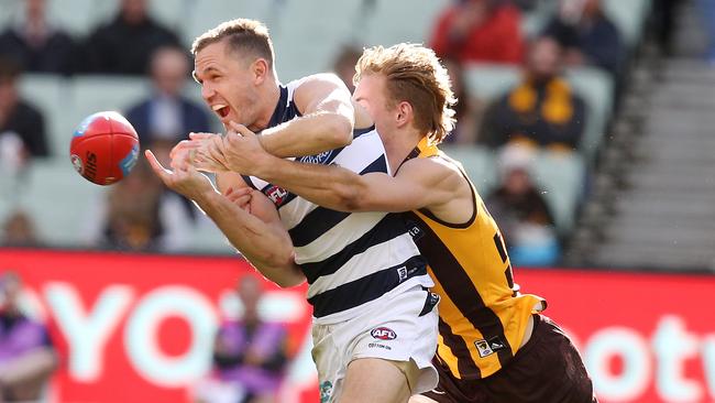 Joel Selwood has played at least 20 games a season since 2007. Picture: Michael Klein