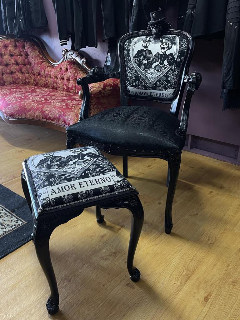 Handmade furniture is a key part of the new Voodoo Lulu boutique in Bundaberg.