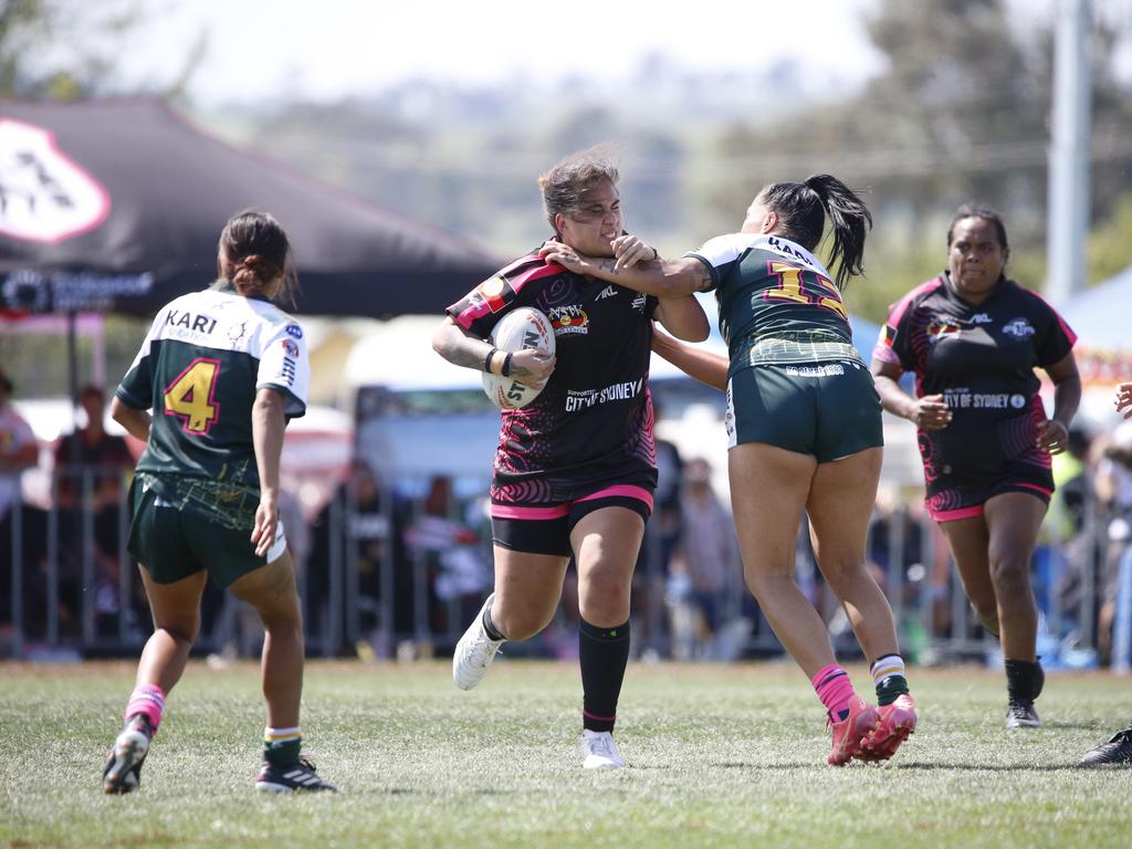 Koori Knockout - Day 4 Womens GF Redfern All Blacks v Bourke Warriors Monday, 7 October 2024 Hereford St, Bathurst NSW 2795, Australia, Picture Warren Gannon Photography