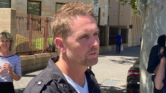 Chiropractor Warren Young who pleaded not guilty to charges of accessing and transmitting child exploitation material. He will now face a trial in the District Court. Picture: Mitch Mott