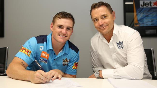 AJ Brimson has already committed his future. Photo: Gold Coast Titans