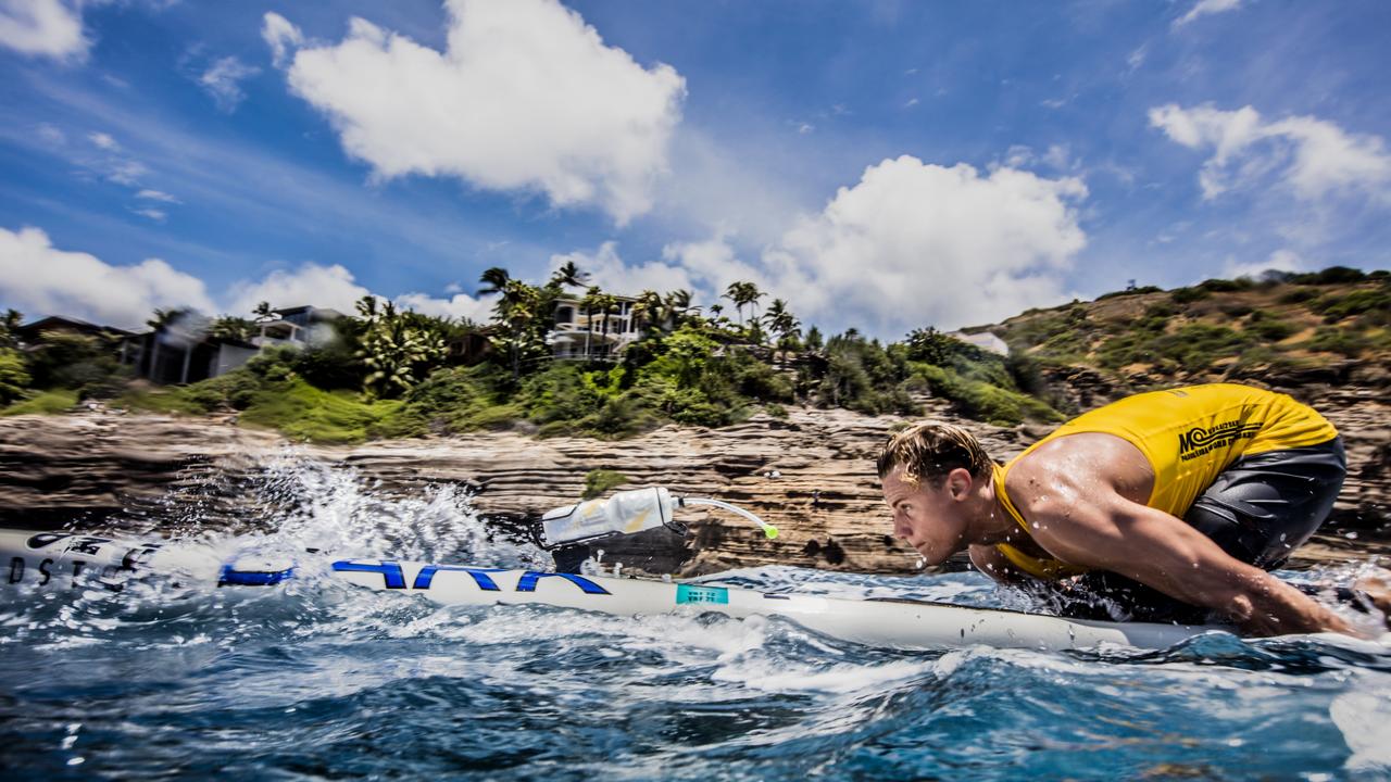 Tasmanian ironman Matt Bevilacqua wins men’s prone Molokai to Oahu