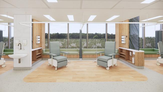 A new cancer centre will form a key part of the upgrade. Picture: GHD Design + Wilshireswain