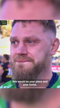 NRL hardman sheds tears in sweet scenes