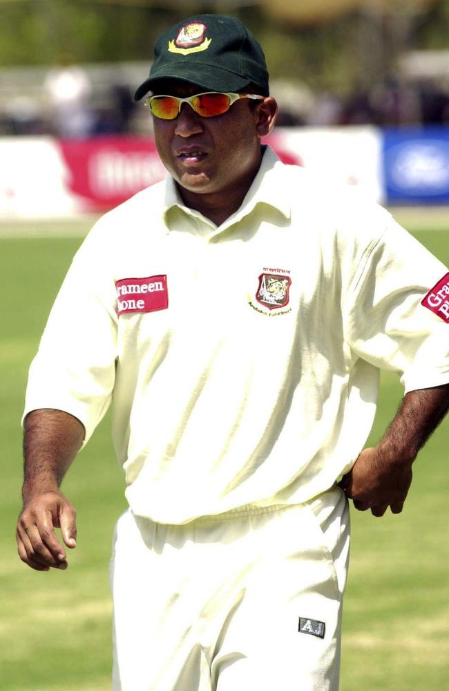 Bangladesh captain Khaled Mahmud. Picture: AAP Image/Dean Lewins