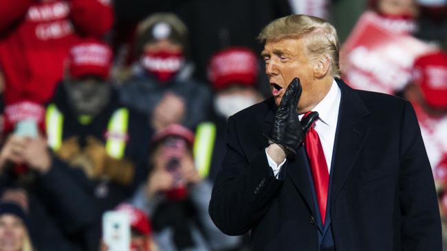 Donald Trump in Montoursville, Pennsylvania. Picture: AFP