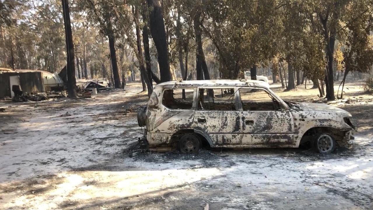 Bushfires in Noosa caused catastrophic damage. (Photo: Peter Wallis)