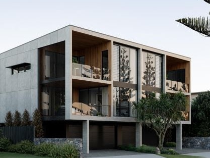 An artist’s impression of proposed development at 4 Harbour St Yamba.