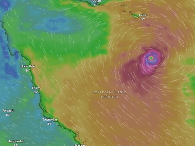 Where Tropical Cyclone Alfred is expected to track