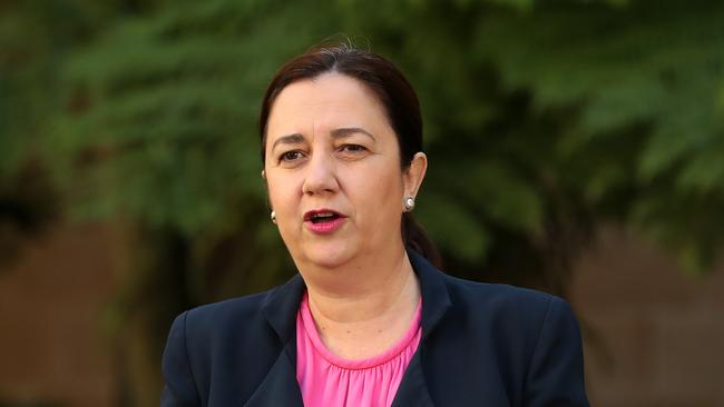 Qld Premier Annastacia Palaszczuk, Speaker's Green, Queensland's Parliament House. Photographer: Liam Kidston.