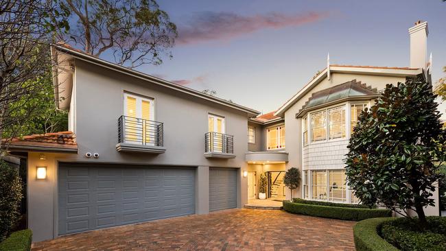 There were five registered bidders for the six-bedroom, four-bathroom house on a 1720sq m estate at Wahroonga on Sydney’s upper north shore.