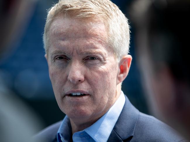 Craig Tiley is seen during an Australian Open media opp at Rod Laver Arena in Melbourne, Wednesday, January 8, 2020. (AAP Image/Supplied by Tennis Australia, Fiona Hamilton) NO ARCHIVING, EDITORIAL USE ONLY