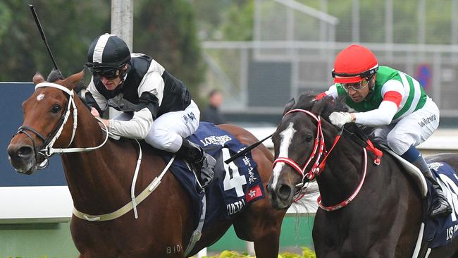 Zac Purton and Joao Moreira have formed an enthralling rivalry as the top two jockeys in Hong Kong. Picture: Getty Images