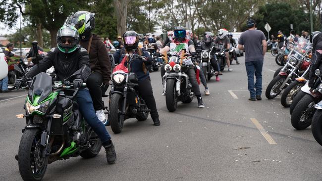 The Downs Motorcycle Sport Club 2024 toy run. Sunday, December 15, 2024. Picture: Christine Schindler