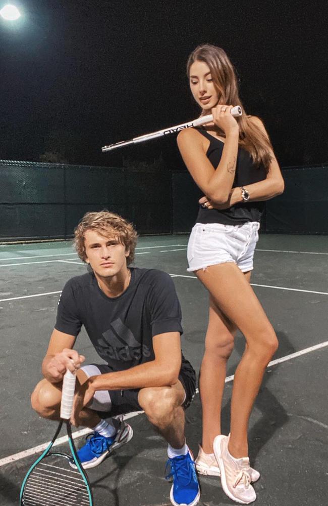 Brenda Patea, girlfriend of Alexander Zverev. Picture: @brendapatea/Instagram Source: https://www.instagram.com/p/B6iO54oKJx4/