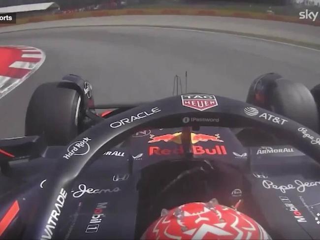 On board footage of Verstappen incident released