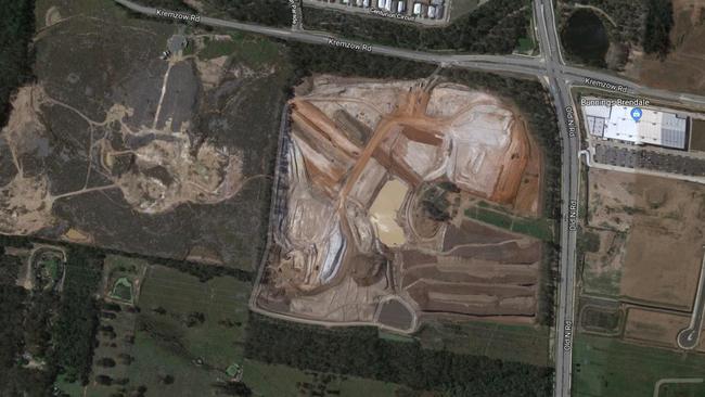 Plans for development at CSR’s quarry in Warner have been given a green light. Picture: Google