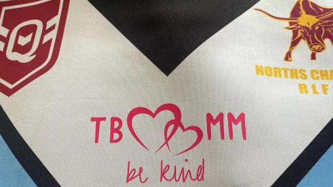 Norths Chargers players will wear jerseys carrying the TBMMBEKIND logo during their home games on Saturday in a tribute to the late Tayla Black and her daughter Murphy Margaret.